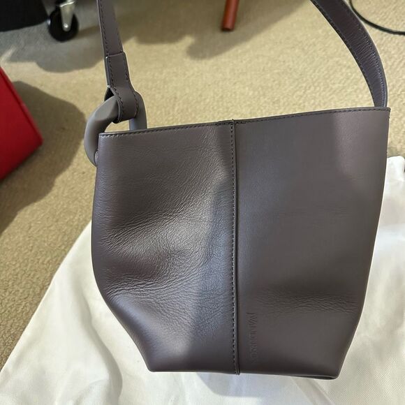 JW Anderson Purple Corner Bucket Bag with Gold Hardware - Picture 1 of 5